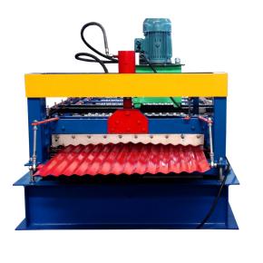 Corrugated roof sheet making machine