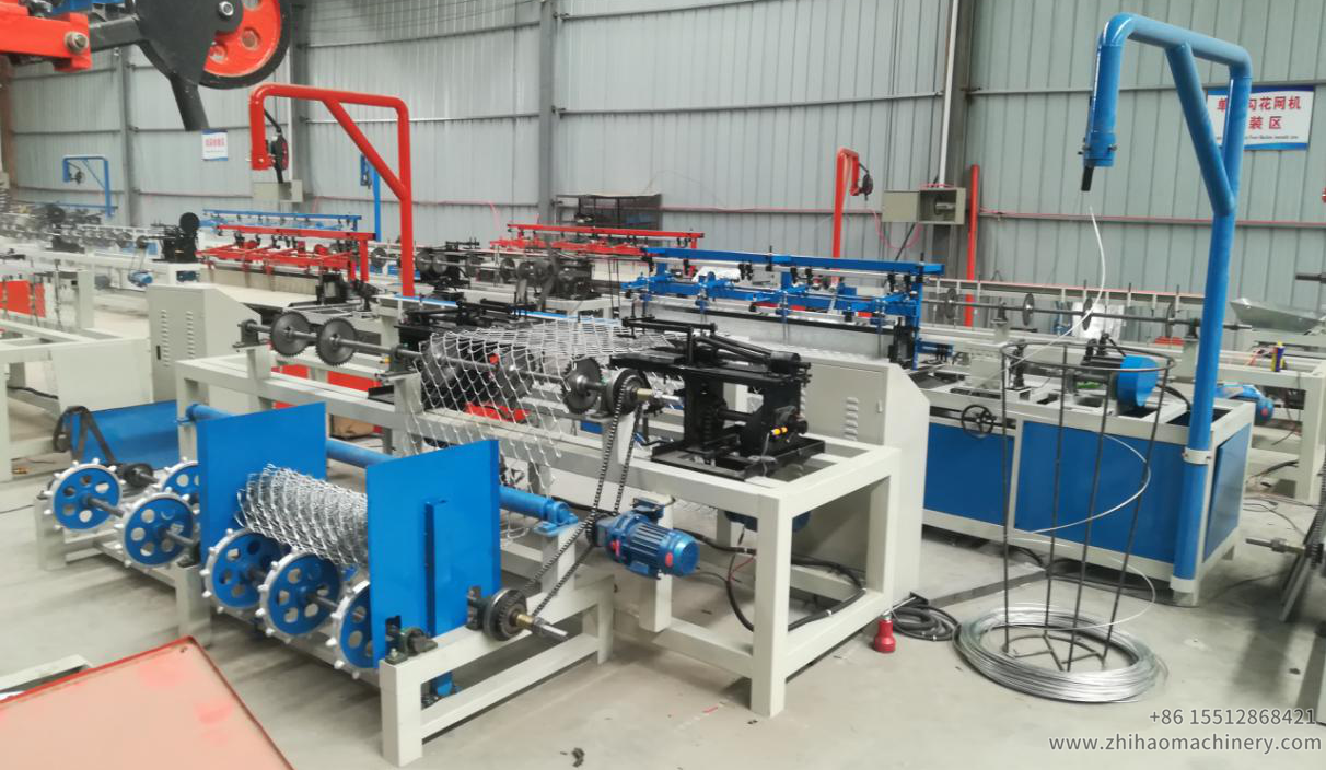 chain link fence making machine, zhihaomachinery