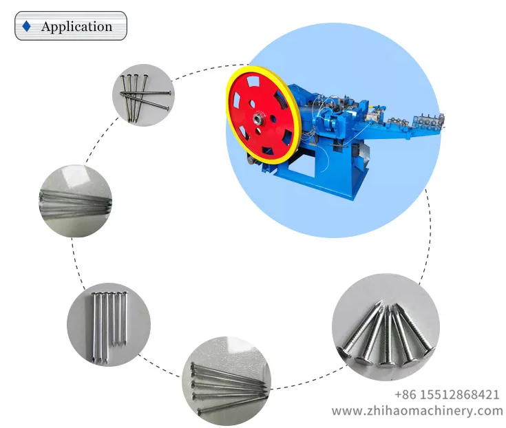 steel nail making machine, zhihaomachinery