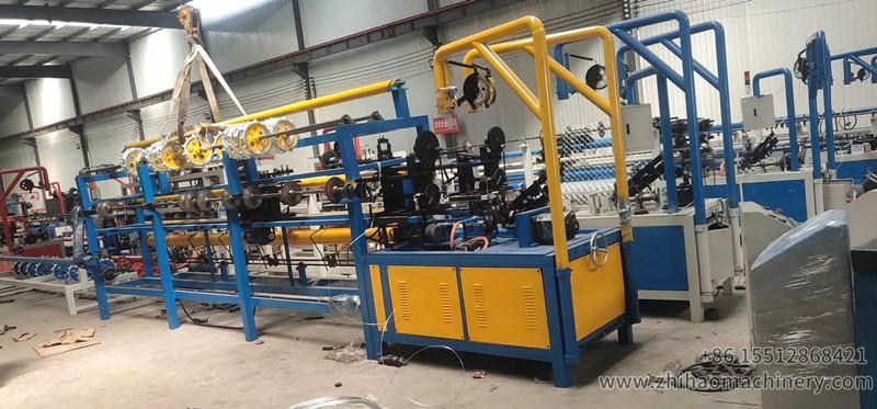 chain link fence weaving net making machine, zhihaomachinery