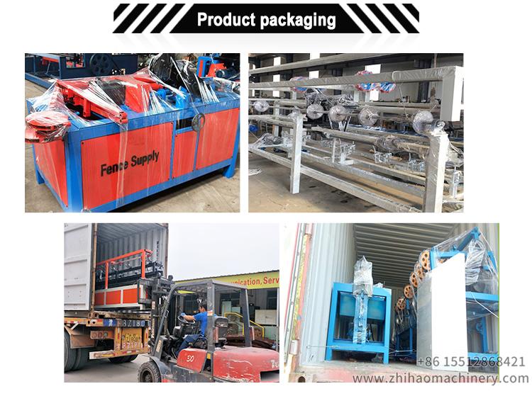 chain link fence making machine delivery, zhihaomachinery