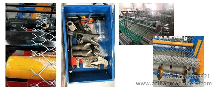 automatic chain link fence machine price, zhihaomachinery