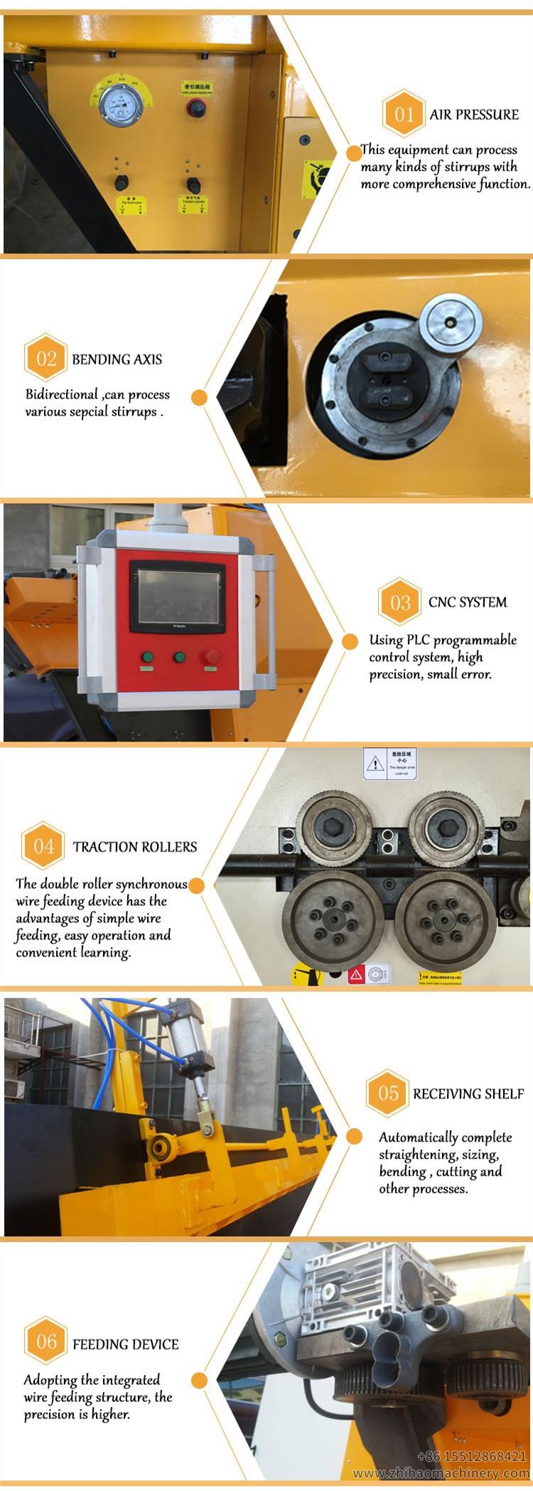 cnc stirrup bending machine, zhihaomachinery